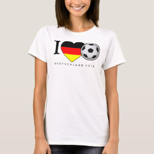 Camiseta I Love Football Alemania 2010 fútbol