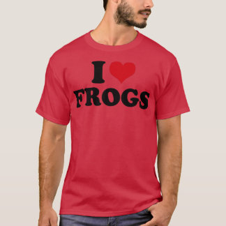 Camiseta I Love Frogs Frog