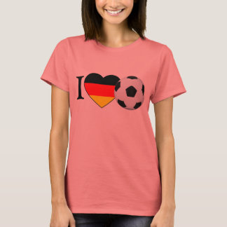 Camiseta I Love fútbol Alemania