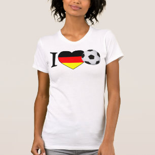 Camiseta “i Love fútbol” Alemania Girls Shirt