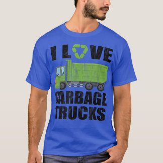Camiseta I Love Garbage Trucks 986