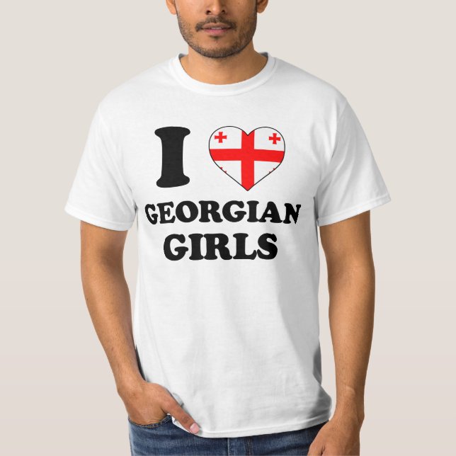Camiseta I love Georgian Girls (Anverso)