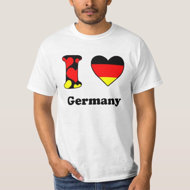 Camiseta I love Germany (Anverso)
