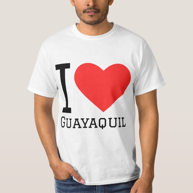 Camiseta I love guayaquil (Anverso)