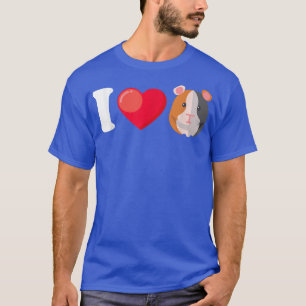 Camiseta I Love Guinea Pigs  Funny Guinea Pigs Gift 