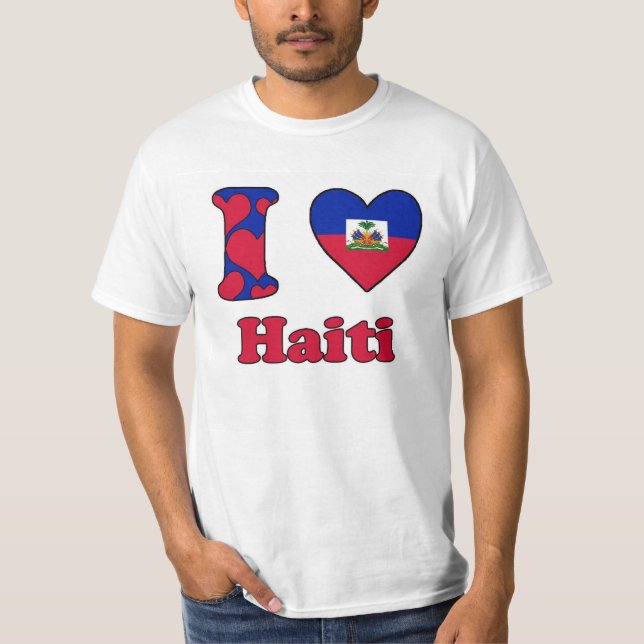 Camiseta I love Haiti (Anverso)