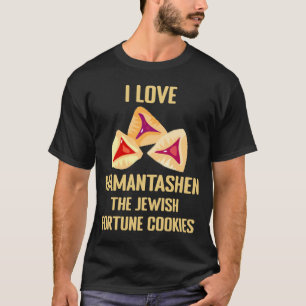 Camiseta I Love Hamantashen Jewish Fortune Cookie  Purim Co