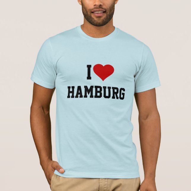 Camiseta I Love Hamburg (Anverso)
