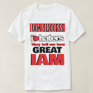 Camiseta I LOVE HATERS