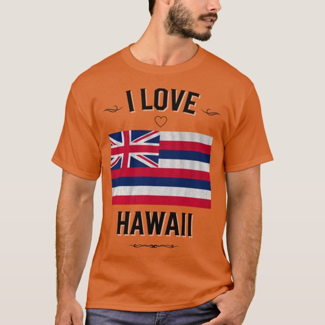 Camiseta I Love Hawaii (Anverso)