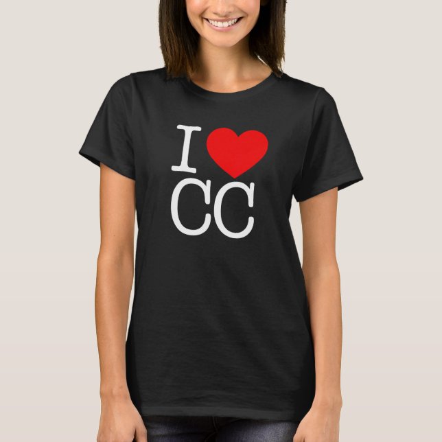 Camiseta I Love (Heart) CC (Anverso)