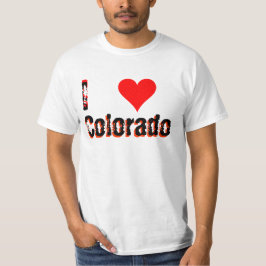 Camiseta I Love (Heart) Colorado