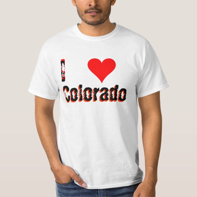 Camiseta I Love (Heart) Colorado (Anverso)