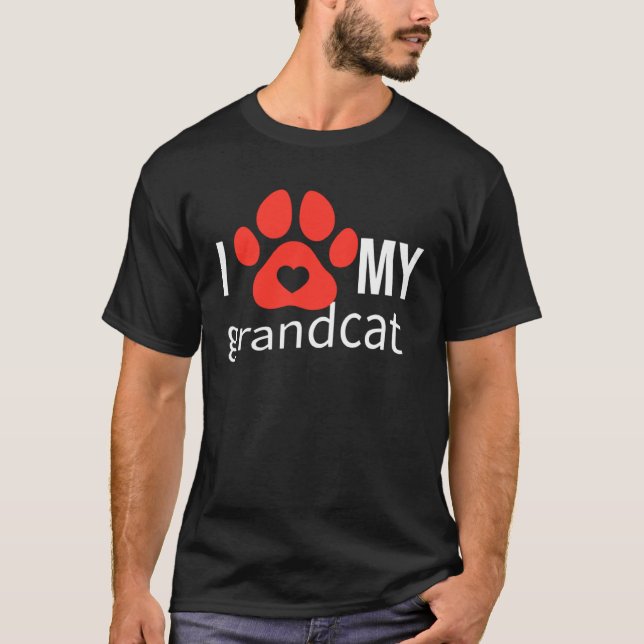 Camiseta I love Heart Grandcat (Anverso)