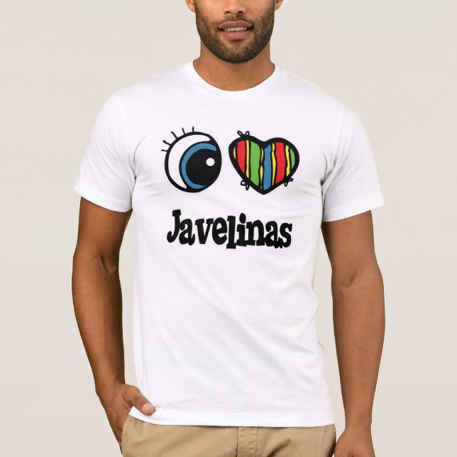 Camiseta I Love (Heart) Javelinas (Anverso)