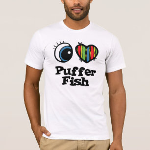 Camiseta I Love (Heart) Puffer Fish