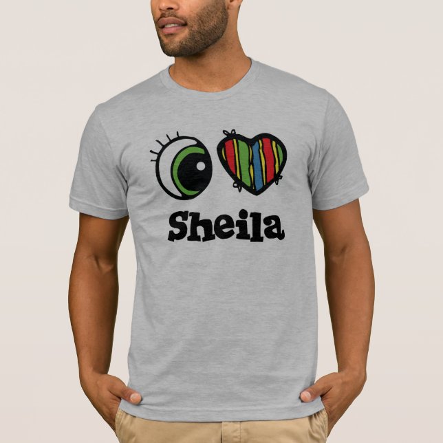 Camiseta I Love (Heart) Sheila (Anverso)