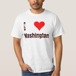 Camiseta I Love (Heart) Washington