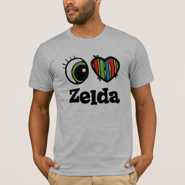 Camiseta I Love (Heart) Zelda (Anverso)