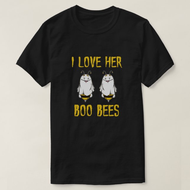 Camiseta I love her boo bees Classic  (Diseño del anverso)