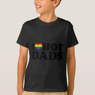 Camiseta I Love Hot Dads Lgbt Edition 