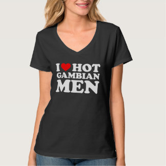 Camiseta I Love Hot Gambian Men