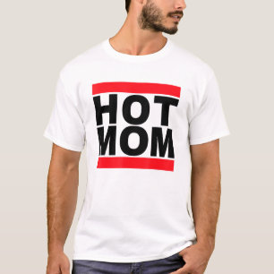 Camiseta I Love Hot Moms Retro 80s Music Love Mom Graphic