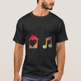 Camiseta I Love House Music Edm Techno Dance Music Festival