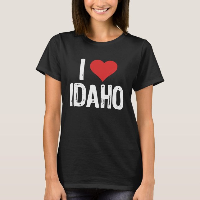 Camiseta I Love Idaho (Anverso)