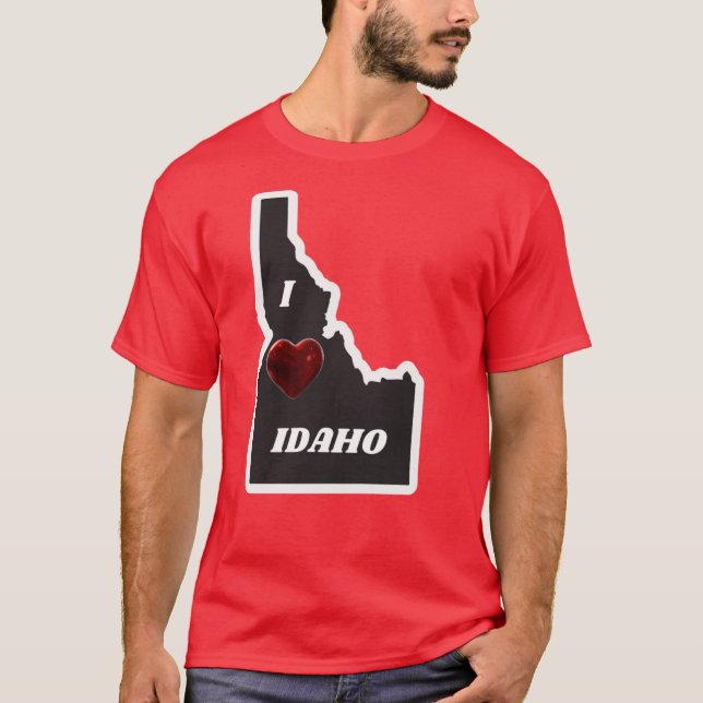 Camiseta I love Idaho 1 (Anverso)