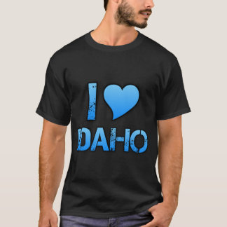 Camiseta I Love Idaho Skate Style