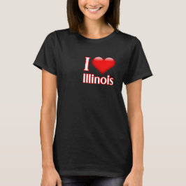 Camiseta I Love Illinois