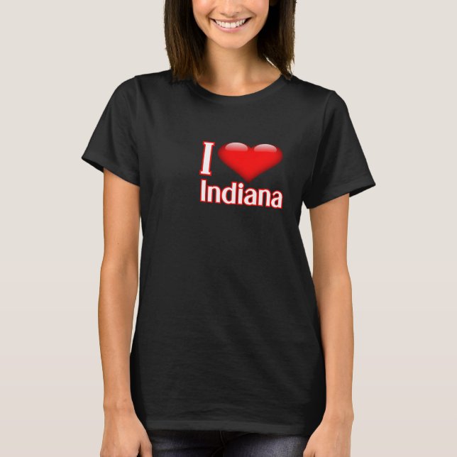 Camiseta I Love Indiana (Anverso)