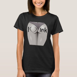 Camiseta I Love Ink Let it know heart Tattoos