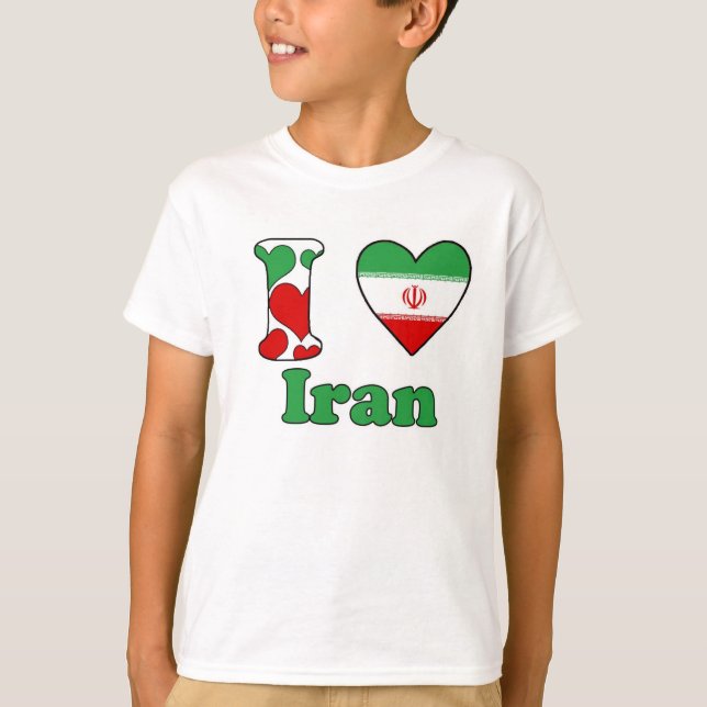 Camiseta I love Iran (Anverso)