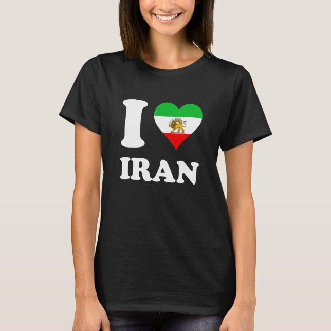 Camiseta I Love Iran Lion (Anverso)