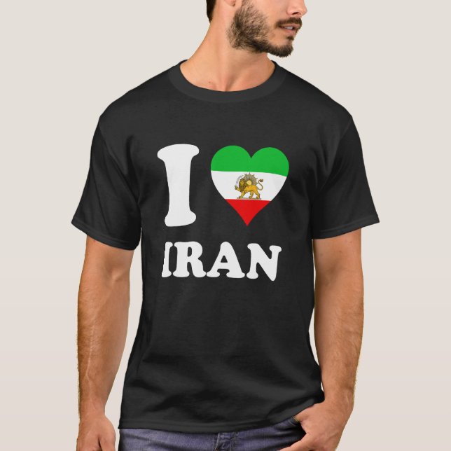Camiseta I Love Iran Lion (Anverso)