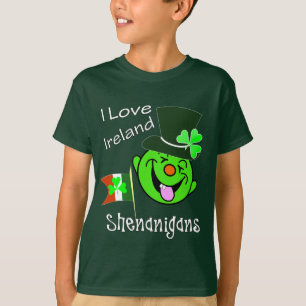 Camiseta I Love Ireland Funny Shenanigans St Patrick's
