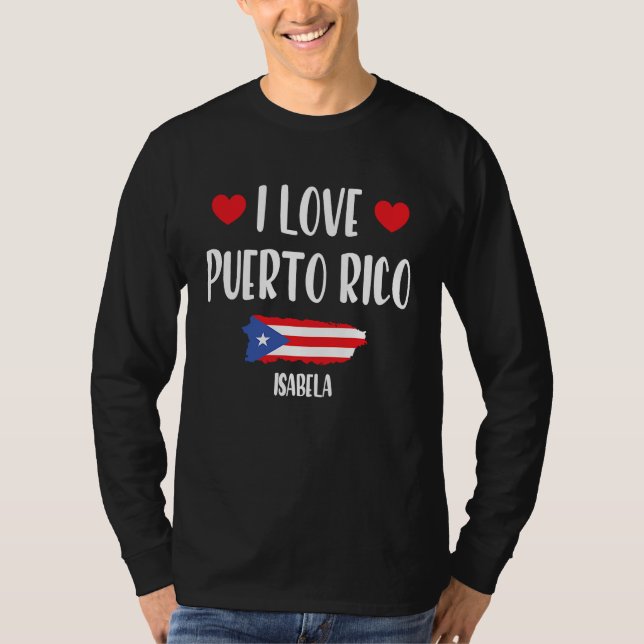 Camiseta I Love Isabela Puerto Rico (Anverso)