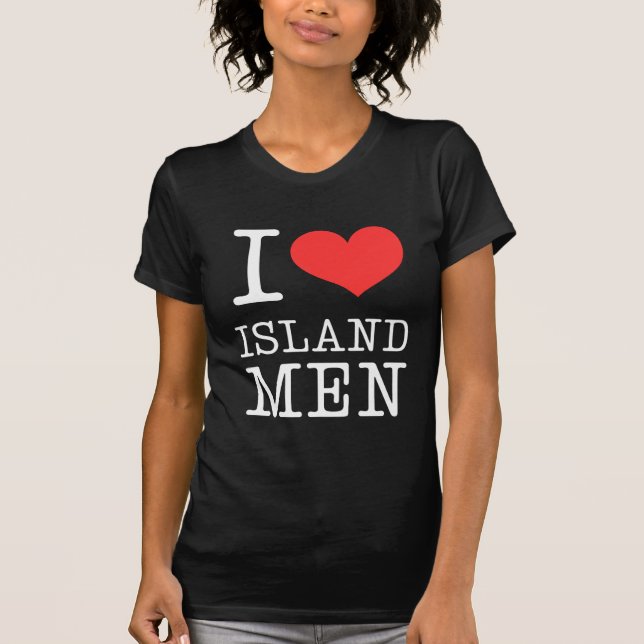 Camiseta I Love Island Men T-Shirt (Anverso)