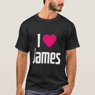 Camiseta I Love James K He I He James
