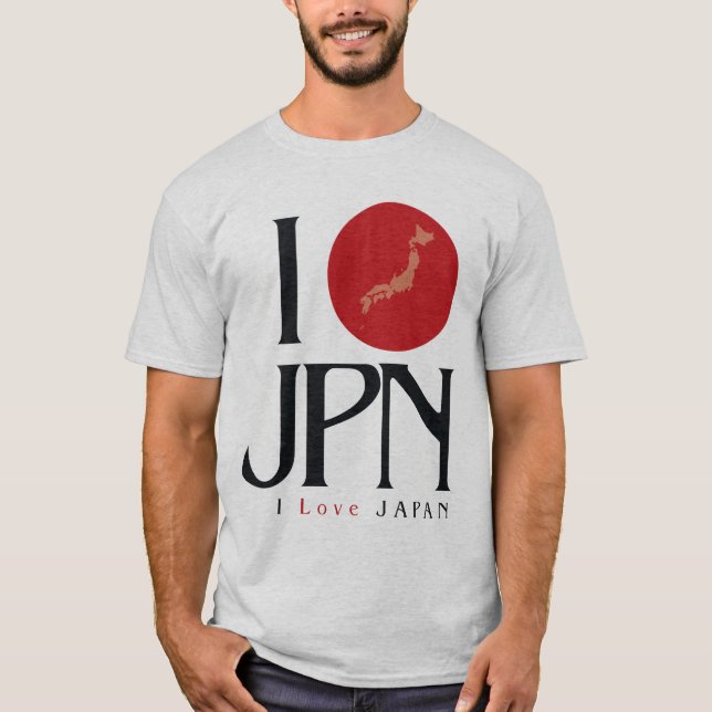 Camiseta I Love JAPAN (Anverso)