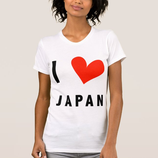 Camiseta I LOVE JAPAN T-Shirt (Anverso)
