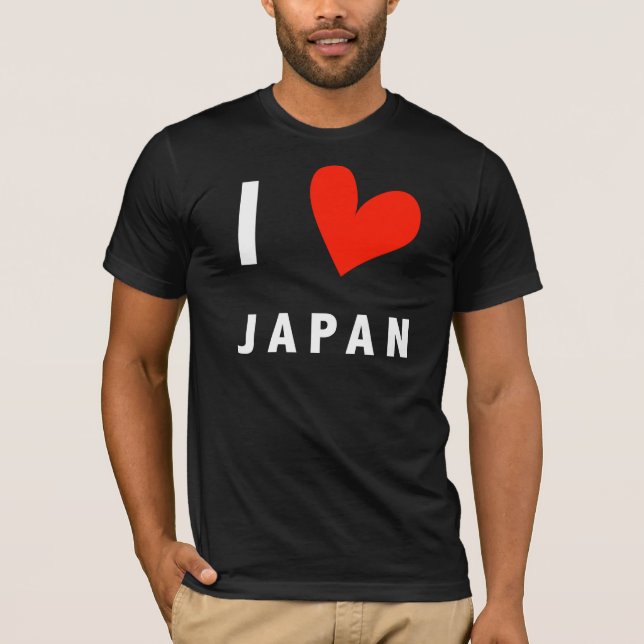 Camiseta I LOVE JAPAN T-shirt (Anverso)