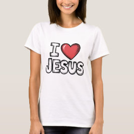 Camiseta I Love Jesus
