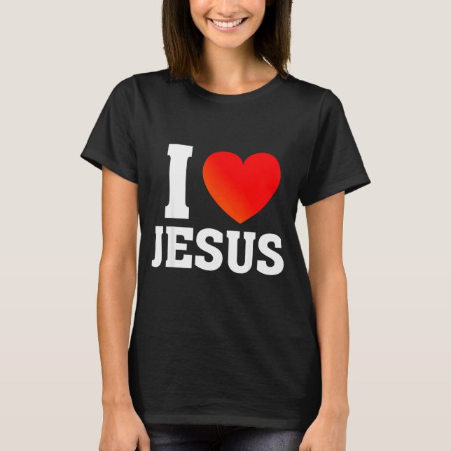 Camiseta I Love Jesus  (Anverso)