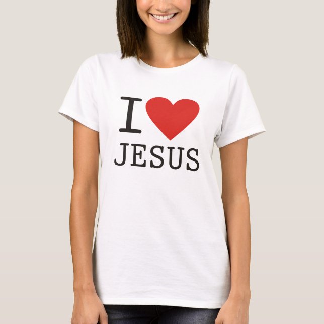 Camiseta I Love Jesus (Anverso)
