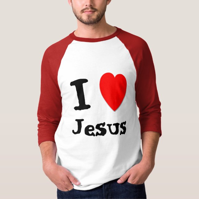 Camiseta I Love jesús (Anverso)