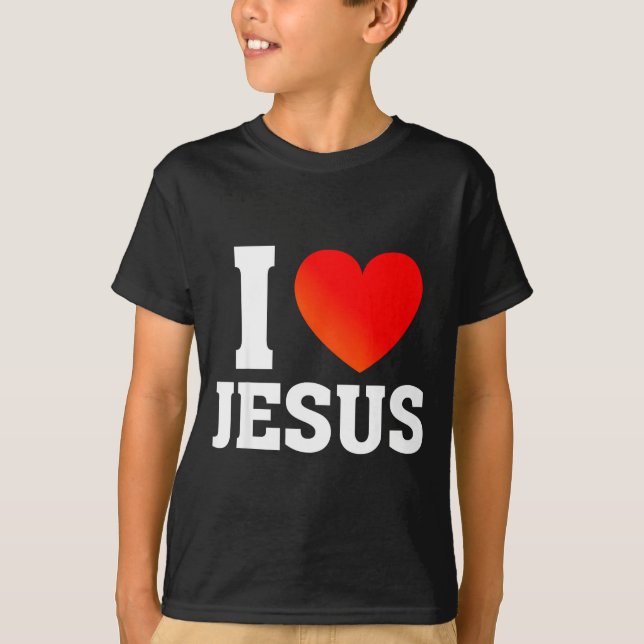 Camiseta I Love Jesus  (Anverso)