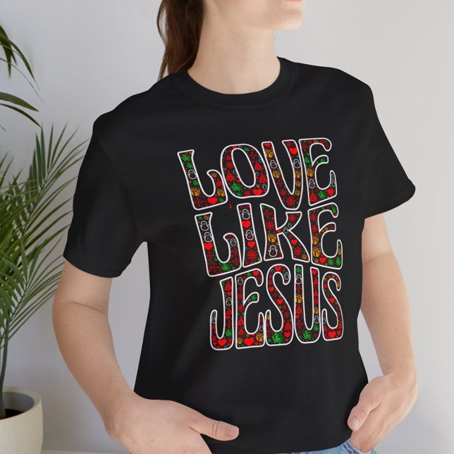 Camiseta I love Jesus  christmas  (Subido por el creador)